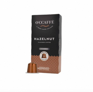 Capsules compatibles en aluminium Occaffe de qualité italienne, saveur noisette, boîte de 10 capsules dans un carton pour café - Product Image 3
