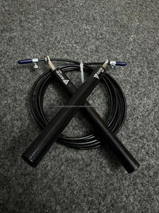 Nouveau fil d'acier portable personnalisé et corde à sauter de vitesse en plastique pour les sports d'exercice pour les entraînements de Crossfit Fitness Training - Product Image 3