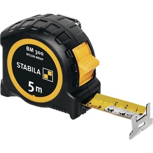 ตลับเมตร STABILA BM 300 ขนาดพกพา ยาว 5 เมตร กว้าง 27 มม. รุ่น EC II วัสดุ PC-ABS/TPE พร้อมคลิปล็อค ยี่ห้อ STABILA ประเภทสินค้า - Product Image 1