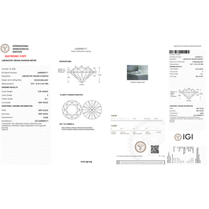 Diamant de laboratoire rond de 2,0 carats VS1/E pour des bagues élégantes - Product Image 2