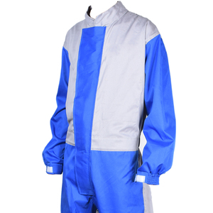 Traje de chorro de arena Mono DE TRABAJO Mono Mecánico Cuero dividido y algodón FR 500-1000C Protección de nivel resistente al calor - Product Image 5