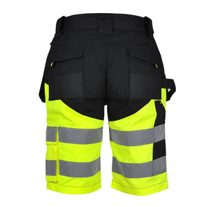 Hi Vis Safety Poliéster Algodón Hombres Verano Trabajo Chaleco Estilo Pantalones Personalizable Logo Transpirable Pantalones Cortos Reflectantes - Product Image 1