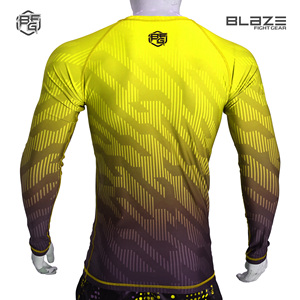 Venta al por mayor personalizado sublimado BJJ Rashguard camisas para hombres Fitness gimnasio camisas con mangas largas MMA compresión gimnasio desgaste - Product Image 5