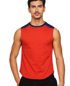 Camiseta sin mangas con estampado personalizado de alta calidad para gimnasio, entrenamiento, Fitness, ropa de calle, sin mangas, 100% algodón, camiseta sin mangas de algodón transpirable acanalada - Product Image 2