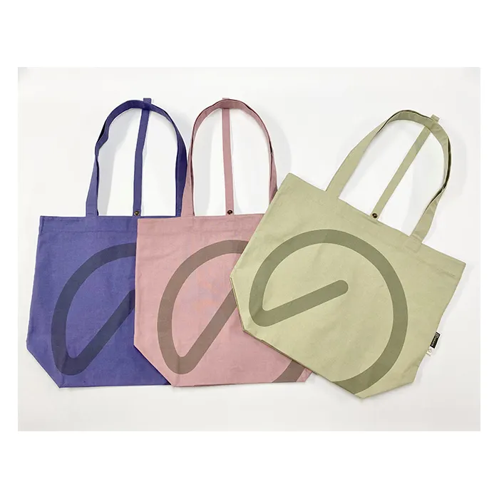 Exceptional Nokori Dye Logo Print Reusable Folding Shopping Tote Bag