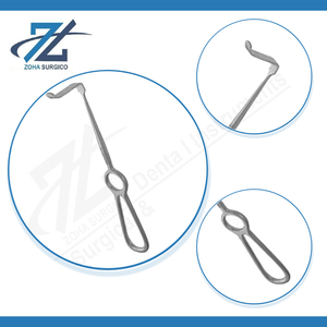 Retractor Kocher de Alta Calidad, 250 mm de Largo, Hoja de 80x42 mm, Juego de Instrumentos Quirúrgicos de Acero Inoxidable, Certificado CE, Instrumentos Generales - Product Image 4