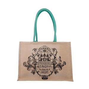 Eco-Fashion Reusable High Quality Natural Jute <b>Shopping</b> <b>Bags</b> <b>Canvas</b> Tote <b>Bag</b> for Everyday Use Jute Burlap Tote <b>Bag</b> - Product Image 3