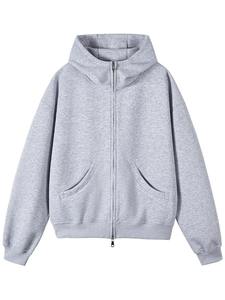 Ropa Deportiva, Sudadera con Capucha Extra Grande de Alta Calidad, Personalizada, Sudadera con Capucha de Entrenamiento, Sudadera con Cremallera de Algodón, Sudadera con Capucha Lisa para Hombre - Product Image 4