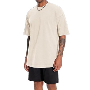 Wholesale Men's Fashion Cotton <b>T</b>-<b>Shirt</b> <b>Plain</b> Blank Oversized Short Sleeve Casual Custom Printed Logo Tee Top - Product Image 5