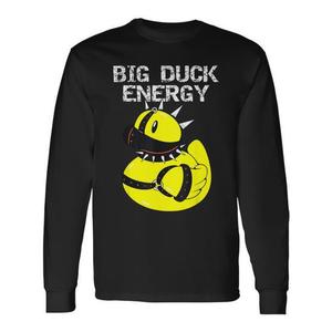 Maglietta a Maniche Lunghe Big Duck Energy Unisex con Stampa Digitale Promozionale per Adulti - Product Image 1