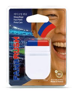 Pintura Facial al por Mayor para Aficionados al Fútbol de Corea del Sur 2026, Fabricada en Francia, 48 Naciones, Colores y Logotipos Personalizados - Product Image 1