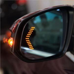 Panel de Luces LED para Automóvil, Acero Inoxidable, Espejo Retrovisor Exterior, Indicador de Señal de Giro, Luz de Visibilidad Mejorada, Accesorios LED - Product Image 1