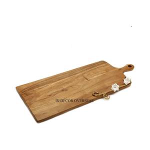 Bloque de cortar de madera de la mejor calidad grabado de diseñador de aspecto atractivo para cortar verduras y frutas Suministro de accesorios de utensilios de cocina - Product Image 3