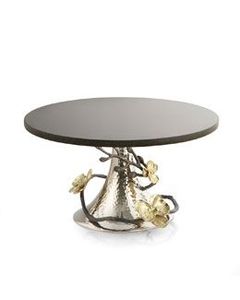 Présentoir à gâteau floral en métal au look vintage pour l'arrangement de table à dessert décoratif dans les événements officiels mariages ou fêtes d'anniversaire - Product Image 4