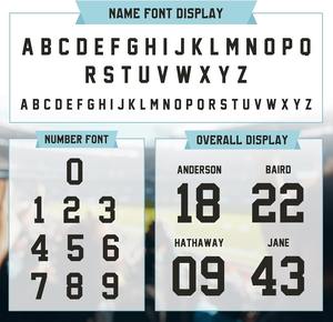 Maillot d'entraînement de football américain personnalisé imprimé par transfert thermique, manches courtes, maille respirante, option grande taille, devant - Product Image 3