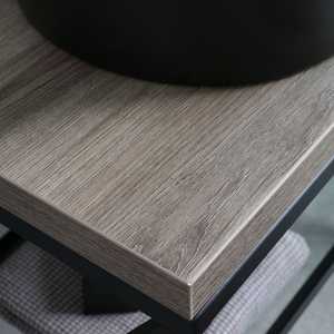 Mueble de Baño Italiano Koricini Madeira de 80 cm, Independiente, con Lavabo y Espejo Redondo, Elegantes Muebles de Baño - Product Image 3