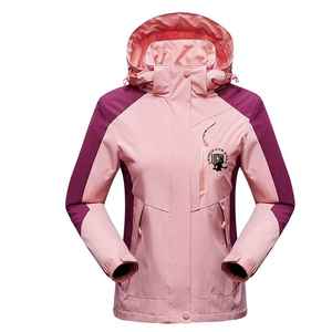 Chaqueta Cortavientos Acolchada Reversible Impermeable y Resistente al Viento para Mujer, con Capucha y Cuello Desmontables, Ropa de Abrigo Informal para Invierno - Product Image 1