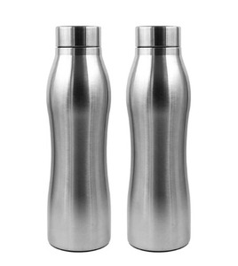 Gobelet en acier inoxydable de style durable Flora Design bouteille d'eau en métal coloré à prix compétitif - Product Image 6