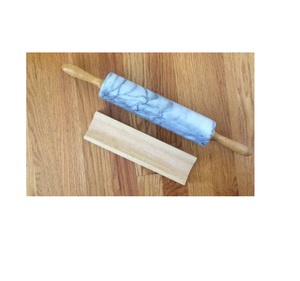 High Quality <b>Marble</b> <b>Rolling</b> <b>Pin</b> Black Stone Wholesale Custom High Quality Pastry Use for Kitchen Use for Sale - Product Image 3