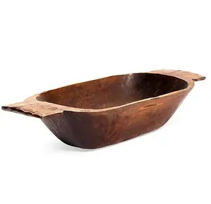 Tazón de Madera de Mango Hecho a Mano de Alta Durabilidad para Ensaladas, Frutas y Masas, Regalo Empresarial Económico, Suministro Integral, India Regal Metal World - Product Image 1