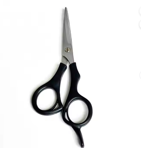 ANAAIF Ensemble de ciseaux à cheveux droits de 5.25 pouces lame en acier inoxydable VG10 avec poignée en plastique à vis réglable à pointe pointue - Product Image 2