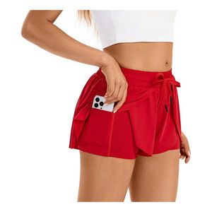 Falda de tenis para mujer, pantalones cortos interiores, plisado, Golf, pantalones deportivos, bolsillos, entrenamiento de cintura alta, correr, Pickleball, deportes - Product Image 5