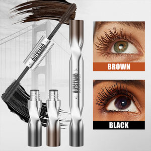 <span class=keywords><strong>Mascara</strong></span> <span class=keywords><strong>double</strong></span> embout imperméable et résistant à la transpiration pour un allongement, un recourbement et un épaississement naturels en noir et brun - Product Image 1