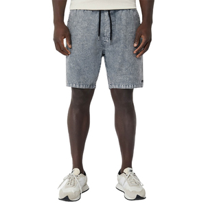 Venta al por mayor Sun Faded French Terry Cotton Shorts Transpirable Sports Jogger Vintage Acid Wash Shorts para hombres Personalizado OEM - Product Image 6