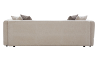 Bucharest Designer Creme Polsterstoff-Sofa-Set 3+1+1-Sitzer Luxuriöses Modulares Wohnzimmer-Sofa mit Holzbeinen Zeitgenössisches Design für Villa und Einkaufszentrum