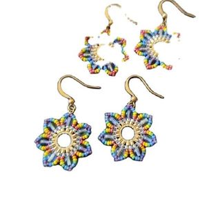 Pendientes de Cuentas Hechos a Mano, Pendientes Personalizados con Múltiples Cuentas, Joyería Festiva para Mujer al Mejor Precio - Product Image 6
