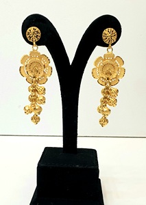 Ensembles de bijoux en strass vintage plaqué or 24 carats personnalisés pour les mariages, les fêtes et les cadeaux - Product Image 5