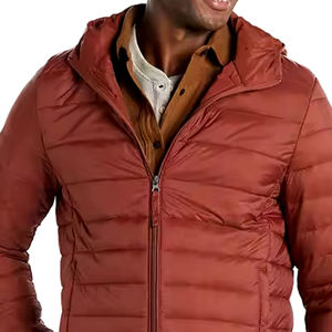 Veste matelassée à col montant pour hommes, imperméable, respirante, coupe-vent et isolée pour l'hiver froid, style High Street - Product Image 4