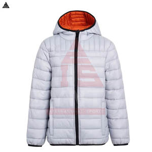 เสื้อแจ็คเก็ตบับเบิ้ลสำหรับผู้ชาย ขายส่ง สำหรับกิจกรรมกลางแจ้ง น้ำหนักเบา อุ่นสบาย บุด้วยขนเป็ด  รับสกรีนโลโก้  ทำจากไนลอน สำหรับฤดูหนาว - Product Image 4