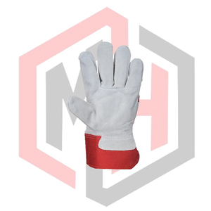 Chrome Rigger Combined Leather Palm <b>Gloves</b> Full Palm Tear Resistant Breathable Anti-static <b>Silicone</b>-free Powder-free <b>Gloves</b> - Product Image 2