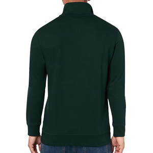 Jersey de talla grande 1/4, sudadera con cremallera de medio cuarto, fabricante de algodón, sudadera con cremallera personalizada de gran tamaño para hombre, Sudadera con capucha para hombre - Product Image 2