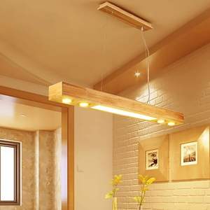 Modern Hanging <b>LED</b> Chandelier Wooden Resin AC Gold Dimmable IP54 Waterproof Eco-Friendly Durable Button Control Height - Product Image 6