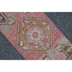 Classique Rose Marron 1.4 X 2.8ft Laine Tapis Turc Patchwork Conception pour Salon Chambre pour Adolescents Rectangle Couloir Latex - Product Image 5
