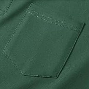 Camiseta de Cuello Redondo de Punto Sólido para Hombre, 100% Algodón, 210 GSM, Manga Corta, Transpirable, Ligera, Informal, Cuello Pique, Personalizable - Product Image 5