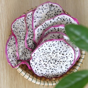 En gros organique doux séché blanc rouge fruit du dragon sans sucre bon goût lyophilisé tranches de pitaya déshydratées - Product Image 4