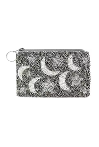 Pochette à monnaie avec broderie de fleurs MD Handicrafts avec fermeture à glissière Mini sac fourre-tout dernier design pour la fonction Sac promotionnel fait à la main - Product Image 3
