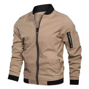 Chaqueta de bombardero personalizada para hombre, abrigo de moda para primavera y otoño, chaqueta universitaria de poliéster 100% para hombre, ropa de abrigo de Golf ligera - Product Image 3