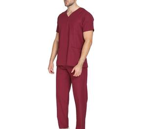 Durable Material Unisex Medical Scrub Set Cheap Rate Custom Logo/Colors Anti Wrinkle Breathable Comfortable Stretch Worsted - Product Image 3