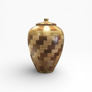 Juego de Urnas de Cremación de Madera Artesanal, Urna Funeraria de Madera Maciza para Guardar Cenizas Conmemorativas con Mini Urna - Product Image 2