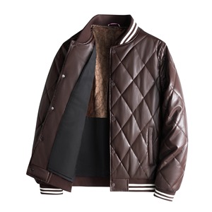 Chaqueta de cuero negra personalizada de alta calidad para hombre, venta al por mayor, cierre de cremallera, cuello con capucha, Material de tela de estilo motorista clásico - Product Image 5