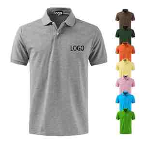 Polo de golf uniforme vierge en coton ou polyester de haute qualité avec impression et broderie logo personnalisé pour hommes - Product Image 2