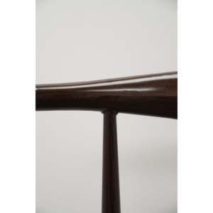 Sedia da Pranzo Moderna in Legno Massello con Seduta Imbottita in PU per Soggiorni e Uffici Domestici - Product Image 5