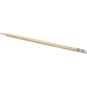 Crayons standard en bois blanc Graffo avec mine noire et gomme pour usage quotidien et besoins scolaires - Product Image 1