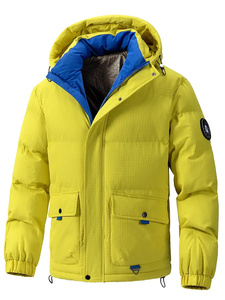 Nouvelle arrivée Veste en duvet personnalisée Veste chaude à bulles d'hiver Veste rembourrée de grande taille pour hommes vente en gros - Product Image 6