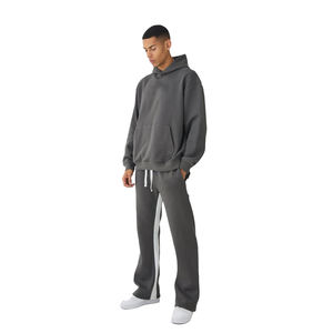 ชุดวอร์มฤดูหนาวแบบโอเวอร์ไซส์ผ้าหนา ดีไซน์ใหม่ล่าสุด ผลิตจากผ้าฝ้าย 100% สำหรับผู้ชาย - Product Image 4