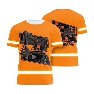 High Visibility Work Safety Cloth Wholesale Hi Vis Reflective For Road Safety Shirts Flame Resistant Safety Shirt